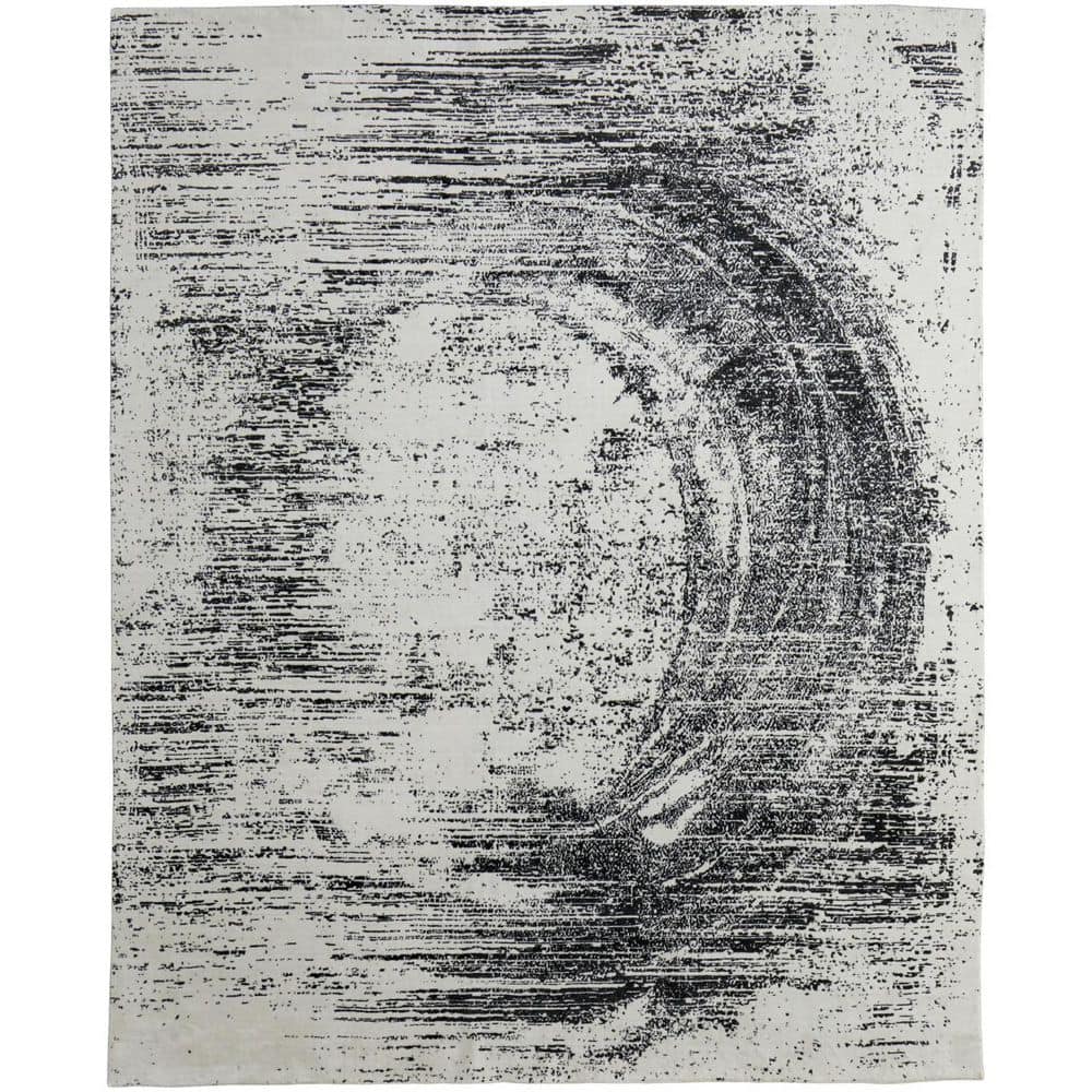 12 ft. x 15 ft. Black and Gray Abstract Hand Woven Area Rug price history on PriceWatchPro