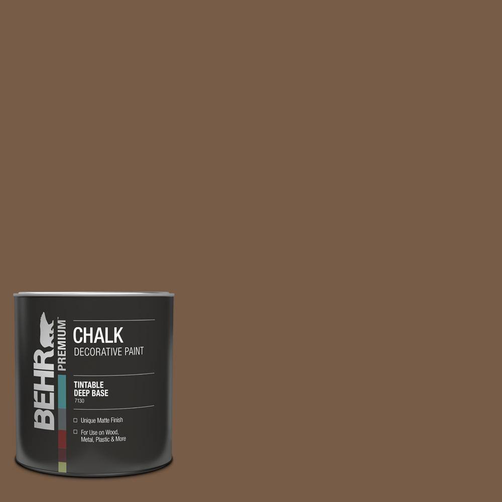1 qt. #N250-7 Mission Brown Interior Chalk Finish Paint