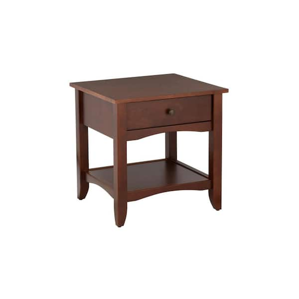 StyleWell Unfinished Basic Natural Pine Wood End Table (15 in.)