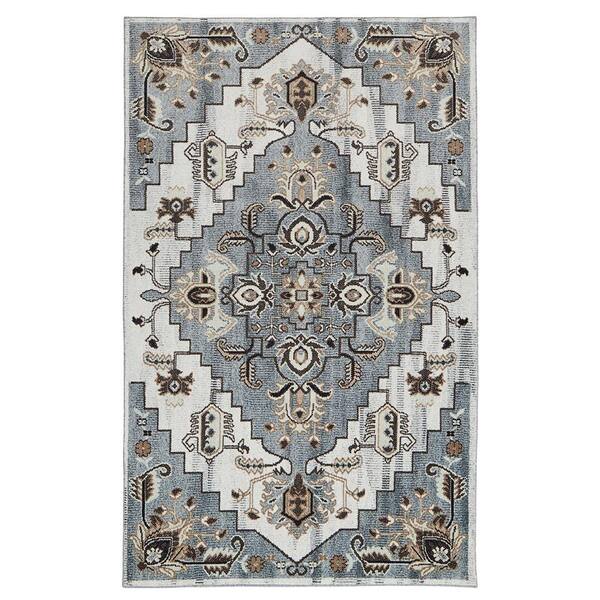 Mohawk Home Bovard Gray 4 ft. x 6 ft. Global Area Rug