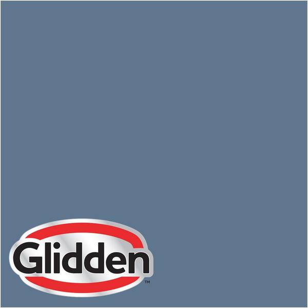 Glidden Premium 5 gal. #HDGV21 Deep Blue Shadow Semi-Gloss Interior Paint with Primer