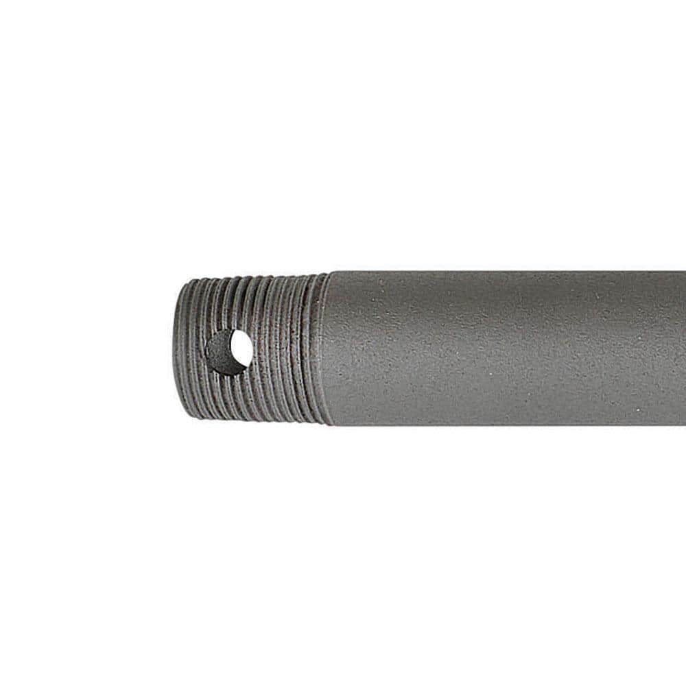 Graphite Steel 24-Inch Ceiling Fan Extension Downrod