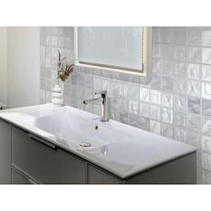 Blue 4 in. x 4 in. Polished and Honed Ceramic Mosaic Tile (5.38 sq. ft./Case)