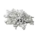 QualGear 4 mm Cable Clips, White, 100-Pack CC4-W-100-P - The Home Depot