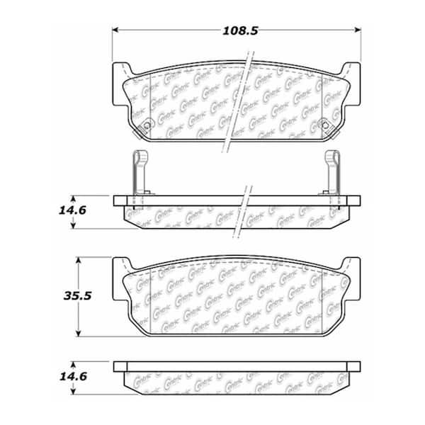 Centric Parts Disc Brake Pad Set