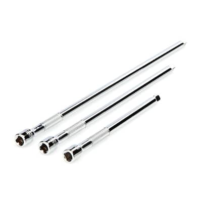 6 in., 9 in. and 12 in., 1/4 in. Drive Extension Set (3-Piece)