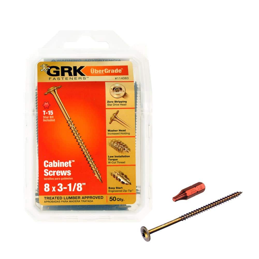 GRK Fasteners Cabinet Screws - Lee Valley Tools