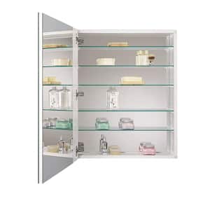 Metro Deluxe Oversize 20 in. x 25 in. x 5 in. Frameless Recessed or Surface-Mount Bathroom Medicine Cabinet