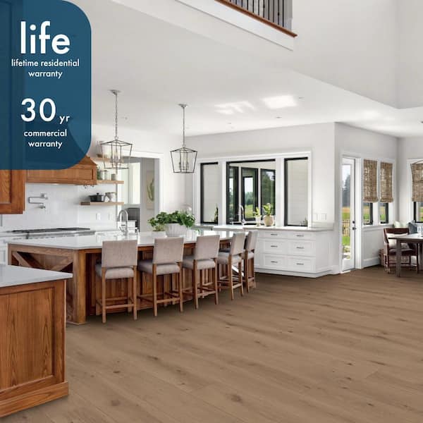 Lifeproof McEachern Ridge Oak Waterproof Hybrid Resilient Flooring