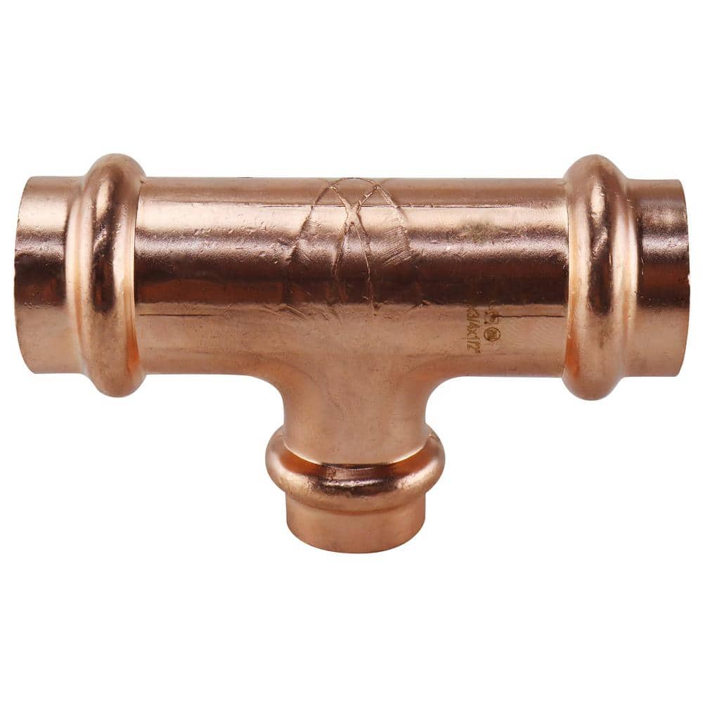 3/4 in. x 3/4 in. x 1/2 in. Copper Press Reducing Tee Fitting price history on PriceWatchPro