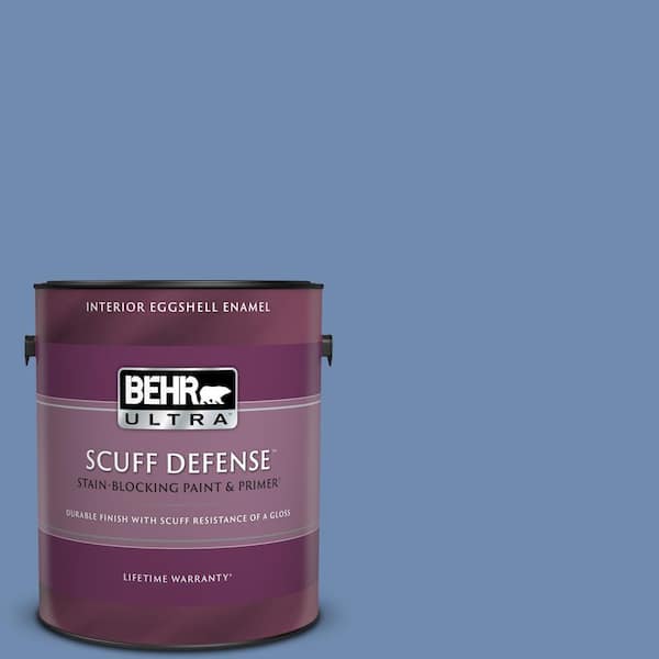 BEHR ULTRA 1 gal. #590D-5 Windsurf Blue Extra Durable Eggshell Enamel Interior Paint & Primer