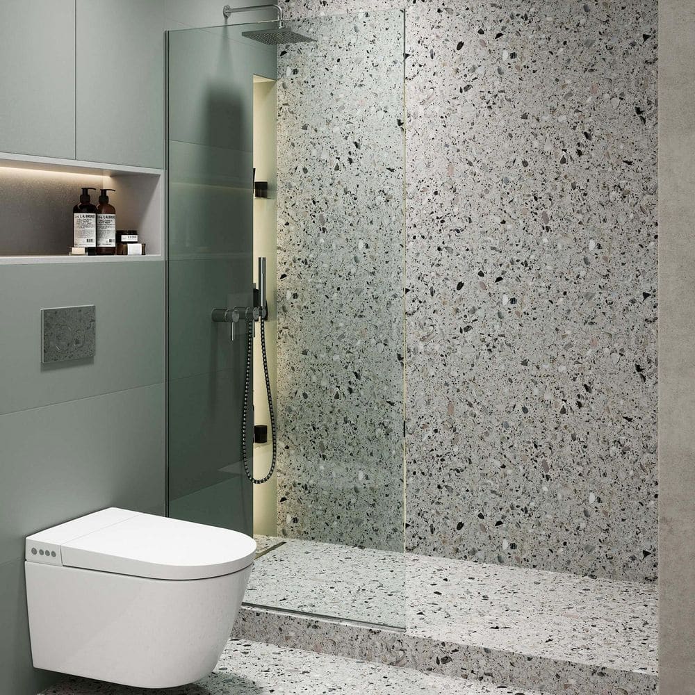 30 in. W x 74.25 in. H Fixed Frameless Shower Door in Polished Chrome Finish with Clear Tempered Glass price history on PriceWatchPro