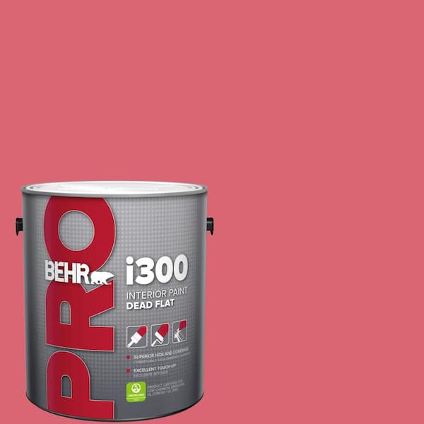 BEHR PRO 1 Gal. #P150-5A Strawberry Taffy Dead Flat Interior Paint