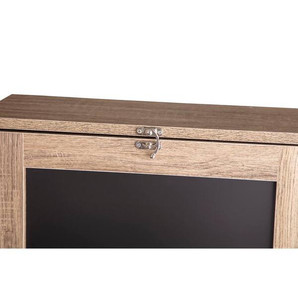 Utopia Alley White Collapsible Fold Down Desk Table With Storage