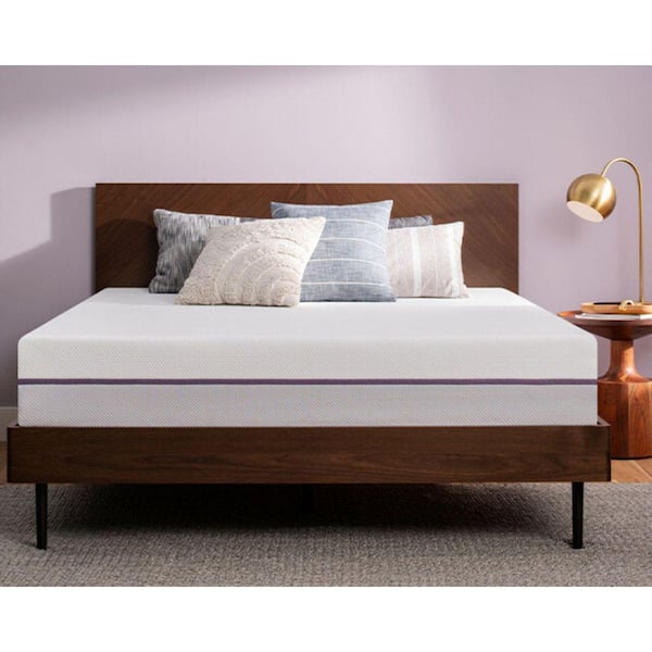 Kiwi Twin XL Medium Firm Comfort Foam 9.25 in. Bed-in-a-Box Mattress GelFlex Grid Top