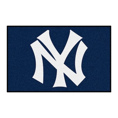 FANMATS MLB New York Yankees Navy Blue 8 ft. x 10 ft. Indoor Area