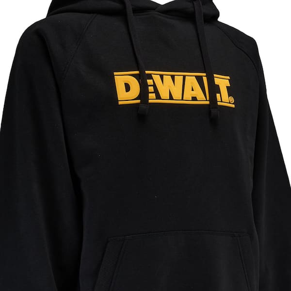 DEWALT Weatherford Men's Large Black Cotton/Poly Hoodie