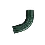 2 in. x 3 in. Forest Green Aluminum Downpipe - A Elbow