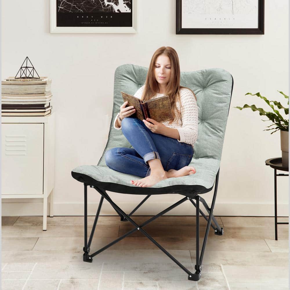 BOZTIY Comfy Saucer Chair Cozy Chairs for Bedroom, Oversized