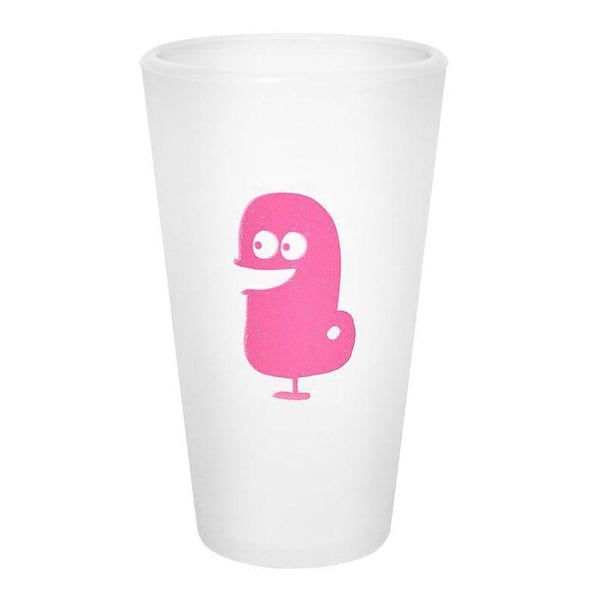 Silipint 8 oz. Silicone Half Pint Cup in Frosted White with Squat Squib-DISCONTINUED