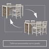 Signature DESIGN BY ASHLEY Skempton Casual White/Brown Wood 30 in. 4 Legs Dining Table Seats 4 D394-32