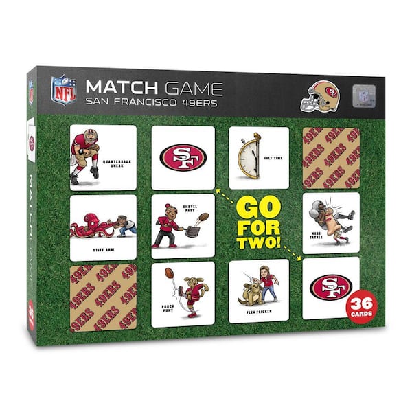NFL San Francisco 49ers Licensed Memory Match Game