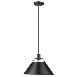 Golden Lighting Orwell 4.875 In. 3-light Matte Black Vanity Light 3306 