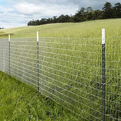 Fencer Wire 4 ft. x 100 ft. 16-Gauge Welded Wire Fence with 1 in