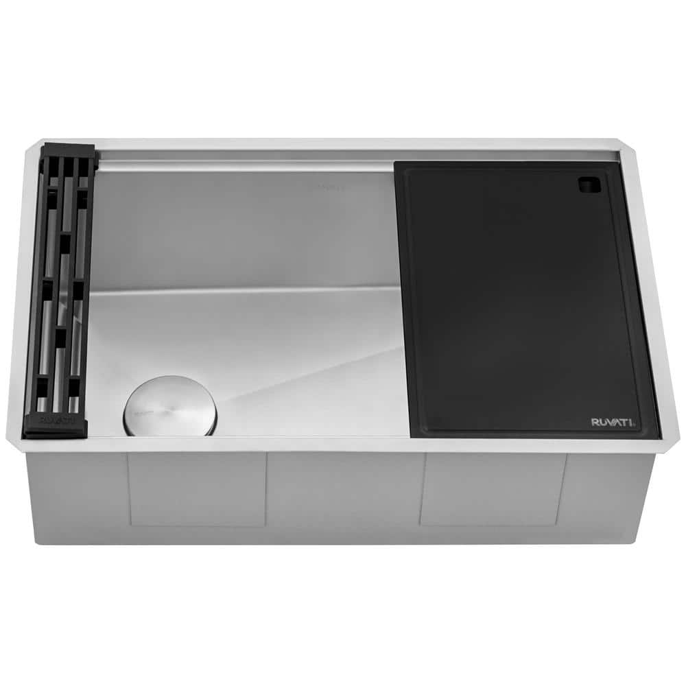 Ruvati 27-inch Stainless Steel Workstation Kitchen Sink