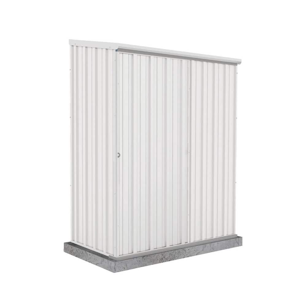 ABSCO EZI Slider 5 ft. W x 3 ft. D Metal Storage Shed in Surfmist