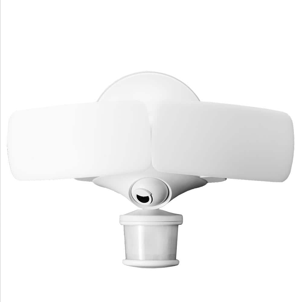 200-Watt Equivalence Integrated LED White Smart Motion Activated Outdoor Ca