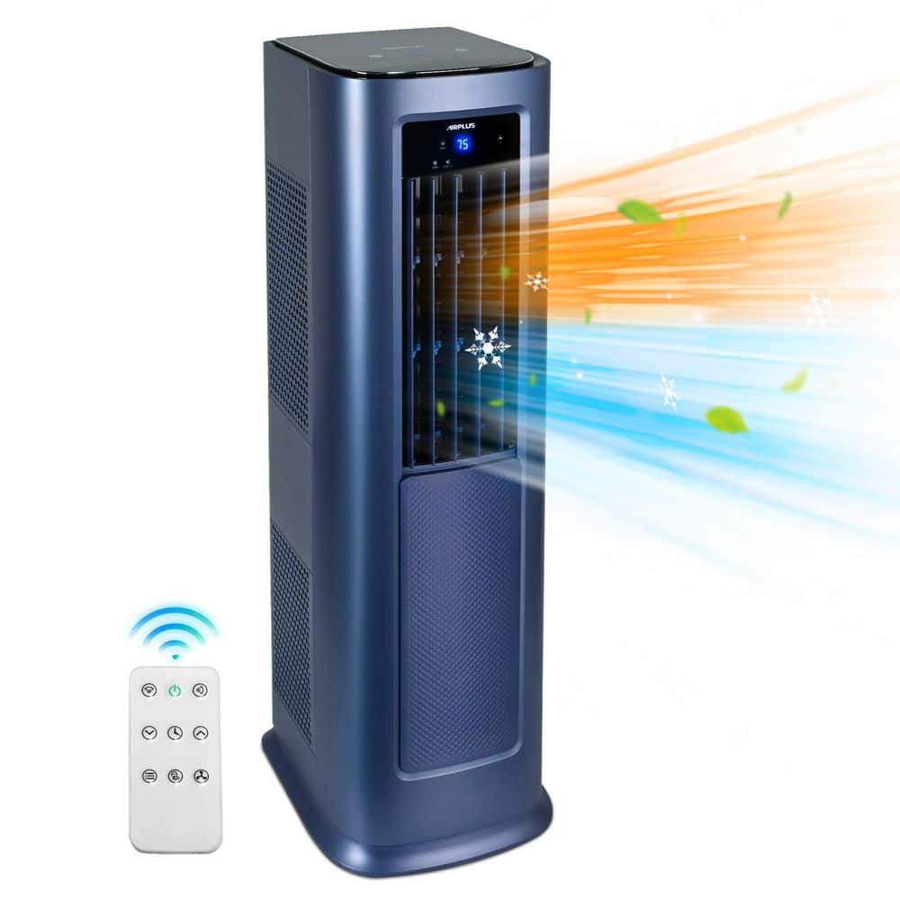 9,000 BTU Portable Air Conditioner Cools in Blue 900 sq.ft. with Heat, Dehumidifier, AC unit with Remote, High Speed price history on PriceWatchPro