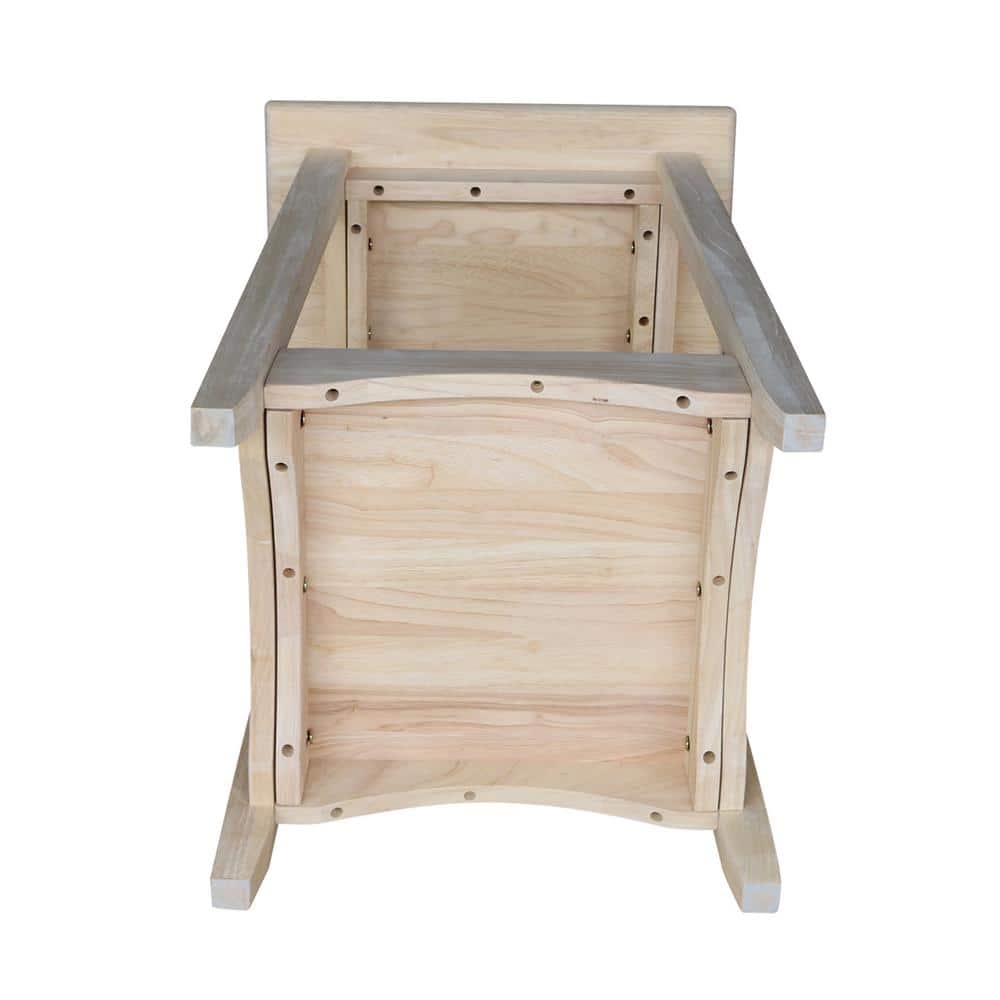 Parawood Classic Unfinished Tall End Table