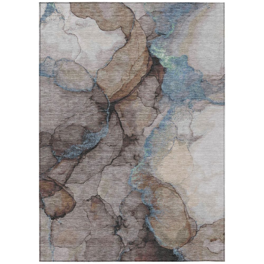 Chantille Machine Washable Indoor/Outdoor Abstract ACN2590 Taupe 3 ft. x 4 ft. Area Rug price history on PriceWatchPro
