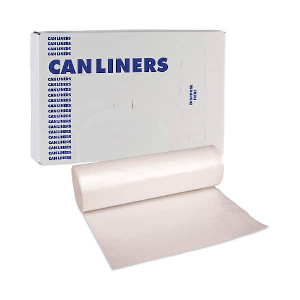 Ultra Plus Can Liners, 16 gal, 8 microns, 24 x 33, Natural, 200/Carton