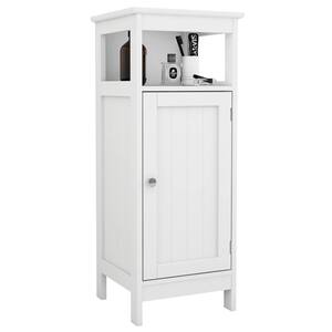 12.6 in. W x 11.8 in. D x 31.5 in. H Bathroom White Linen Cabinet