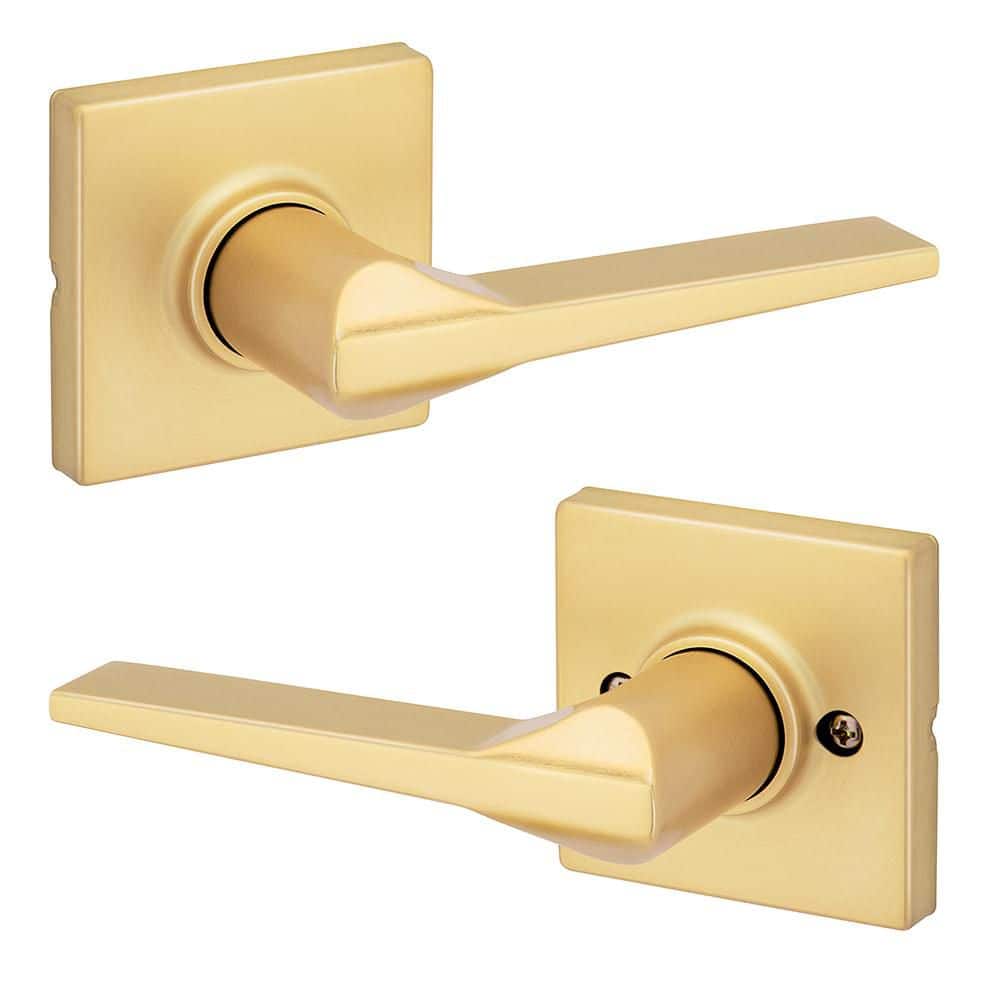 Hollis Satin Brass Square Hall/Closet Door Handle price history on PriceWatchPro