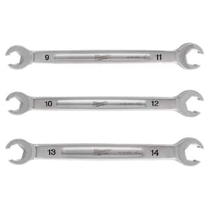 3-Pieces Flare Nut Sae Wrenches