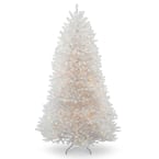 9 ft. Dunhill White Fir Tree with Clear Lights