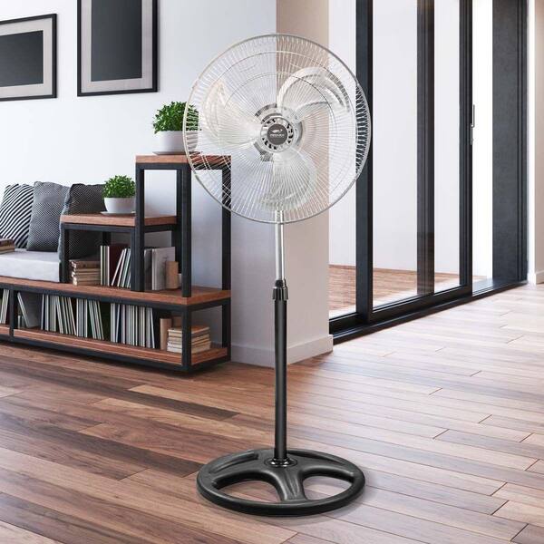 PROAIRA 18 in. 3-Speed High Velocity Turbo 3-In-1 Pedestal Fan in