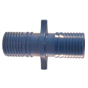 1 in. Barb Insert Blue Twister Polypropylene Coupling Fitting