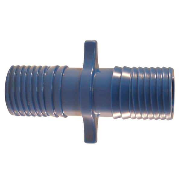 Apollo 1 in. Barb Insert Blue Twister Polypropylene Coupling Fitting (5-Pack)