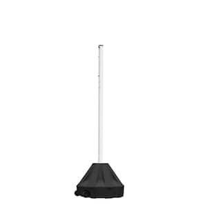 Roll-A-Post 18 in. Diameter Black Base Portable Post Sign Stand Kit