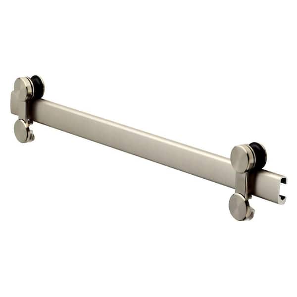 Delta 48 to 60 in. Contemporary Sliding Shower Door Track Assembly Kit in Nickel
