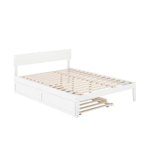 AFI Tahoe White Queen Bed with USB Turbo Charger and Twin Extra Long ...