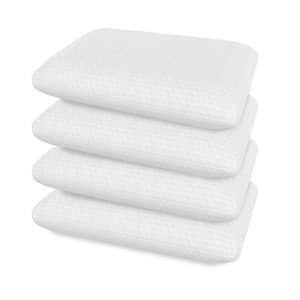 Classics Gel Support Memory Foam Standard Conventional Bed Pillow Set of 4