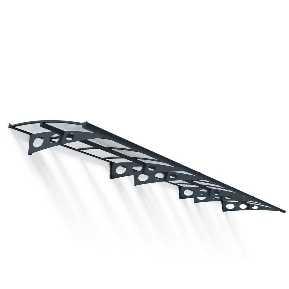Herald 5 ft. x 22 ft. Off-White Aluminum Door and Window Awning