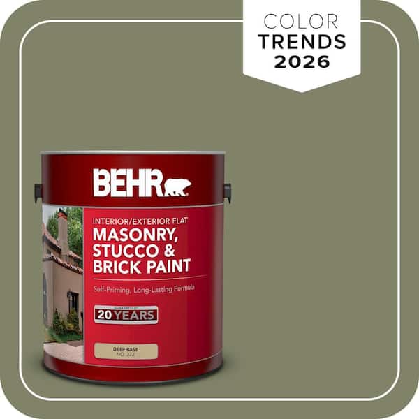 1 gal. #S380-6 Ecological Flat Interior/Exterior Masonry, Stucco and Brick Paint