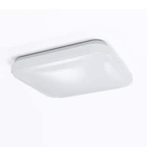 3.5 in. H X 12 in. W X 12 in. L White LED Ceiling Light Fixture