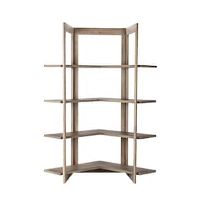 Mariana Brown 4 Tiers Metal Shelving Unit (35 in. x 72 in. x 57 in.)